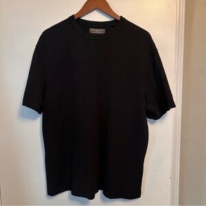 Primark Men’s Black Textured Crew Neck Tee